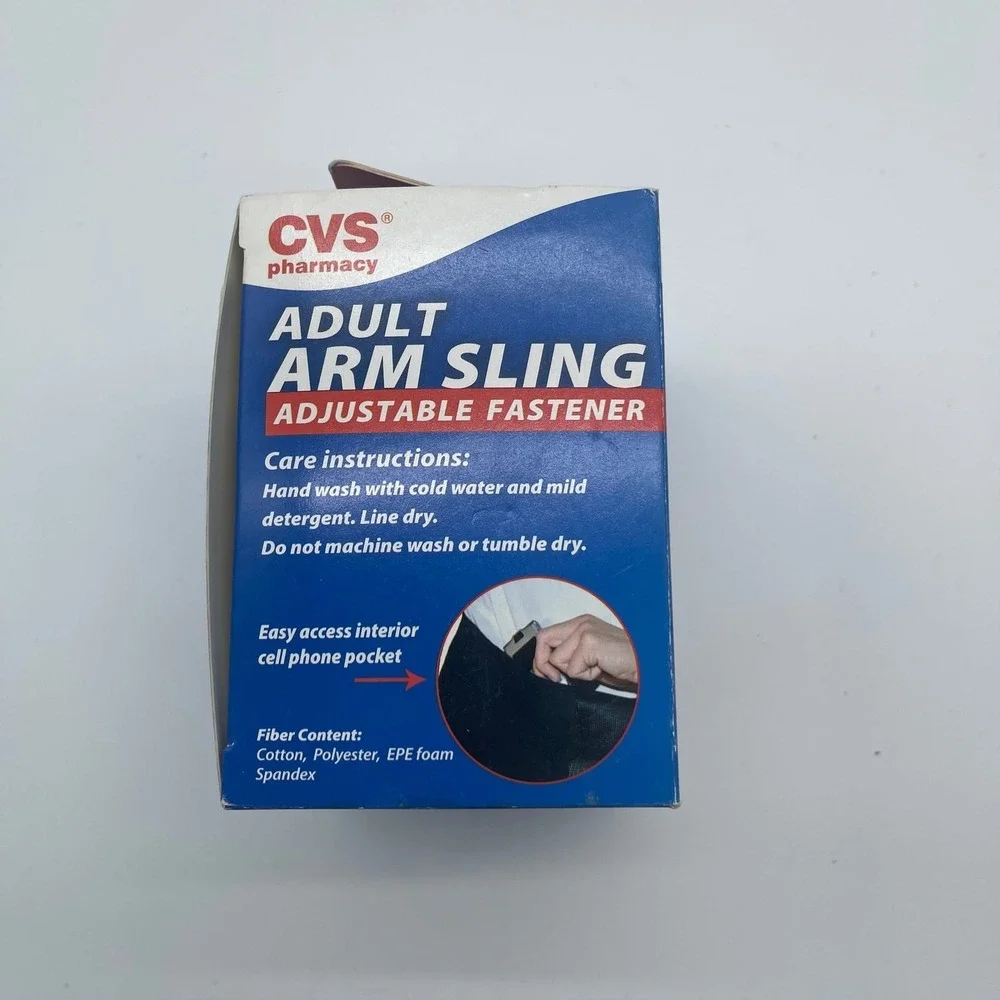 CVS Health Adult Arm Sling with Adjustable Fastener‎ and Interior Pocket